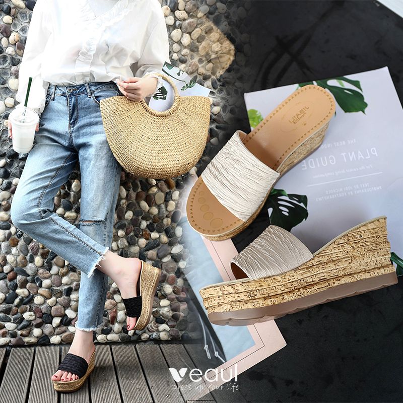 casual wedges