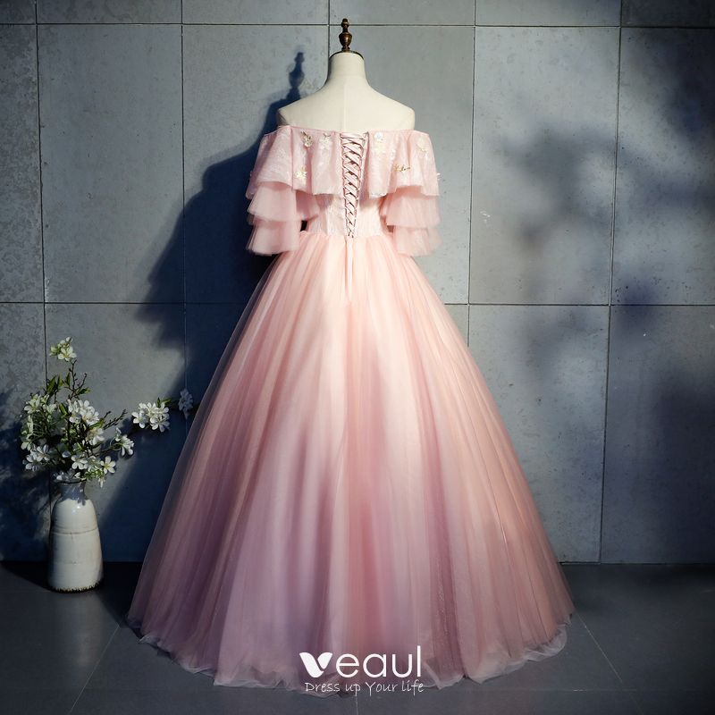 peach prom dresses 2019