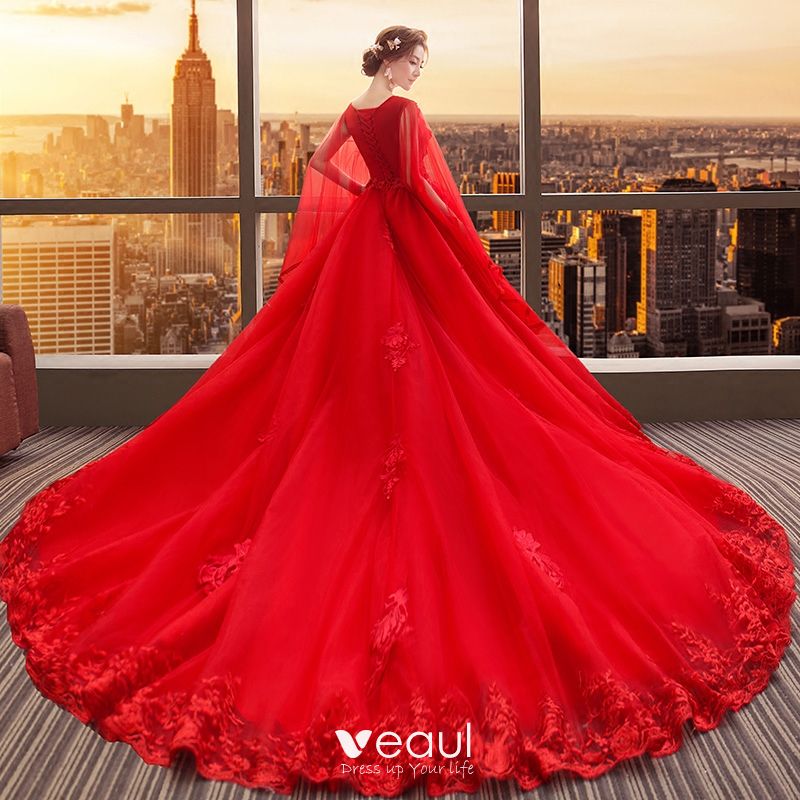 Chic / Beautiful Red Wedding Dresses ...