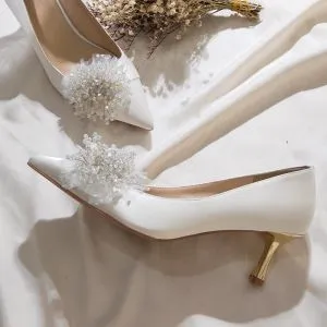 ivory and pearl wedding shoes