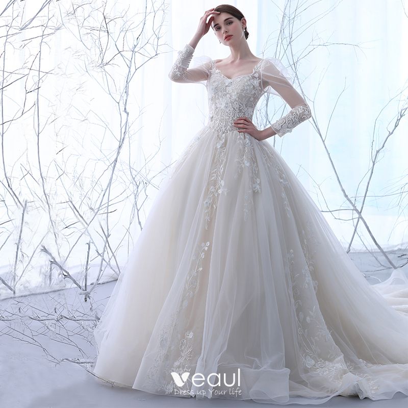 elegant wedding dresses 2018