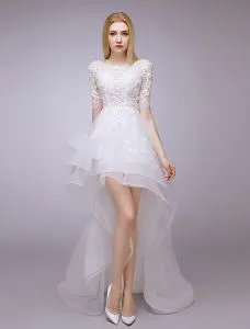 inexpensive short wedding dresses