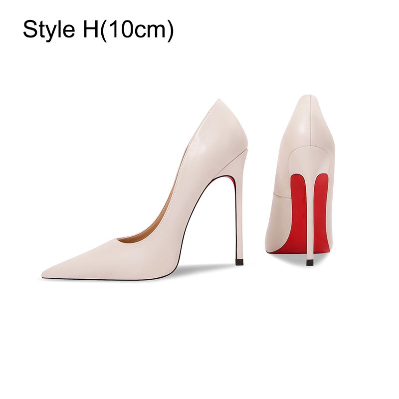 Top Quality Red Sole Womens High Heels 10cm Shoes Luxury Fashion