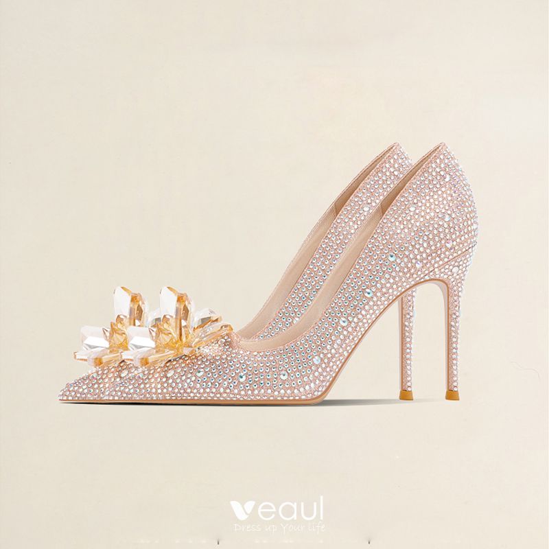 Cinderella Custom Jimmy Choo Glass Bridal Shoe  Bridal shoes, Sparkly  wedding shoes, Wedding shoes