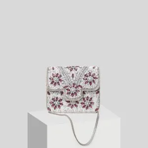 Chic / Beautiful Grey Beading Rhinestone Clutch Bags 2019