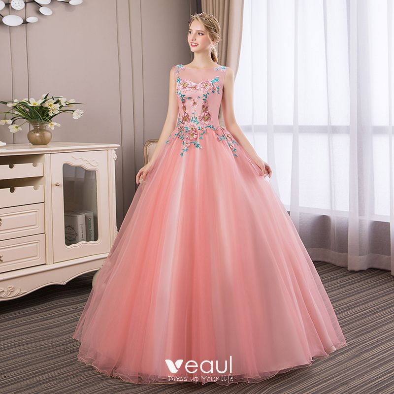 Affordable Candy Pink Prom Dresses 2018 ...