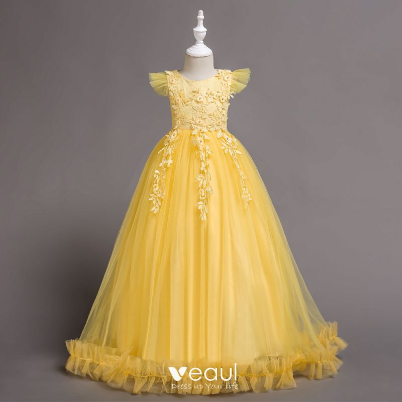 ball gown yellow