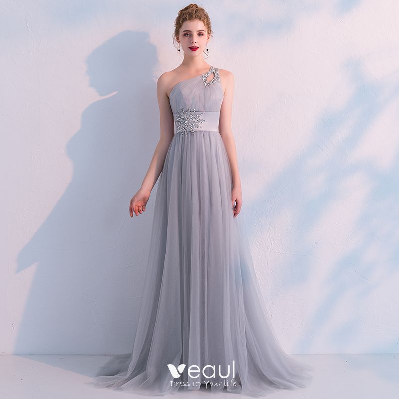 one shoulder prom dress 2019