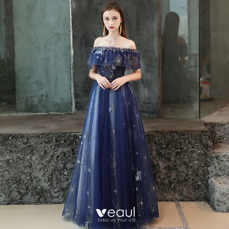 Fashion Royal Blue Evening Dresses 2019 ...