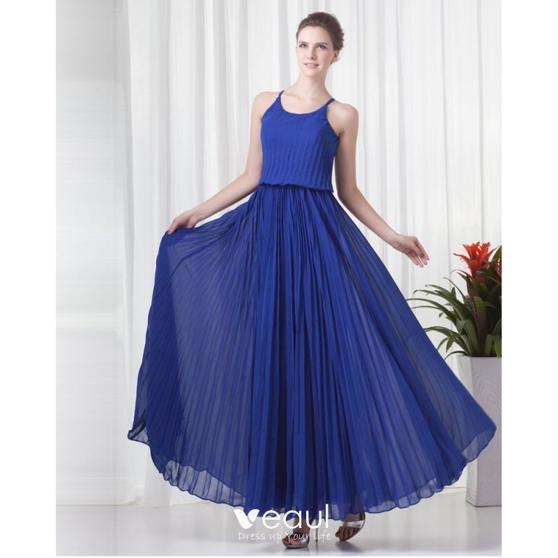 chiffon ankle length dress