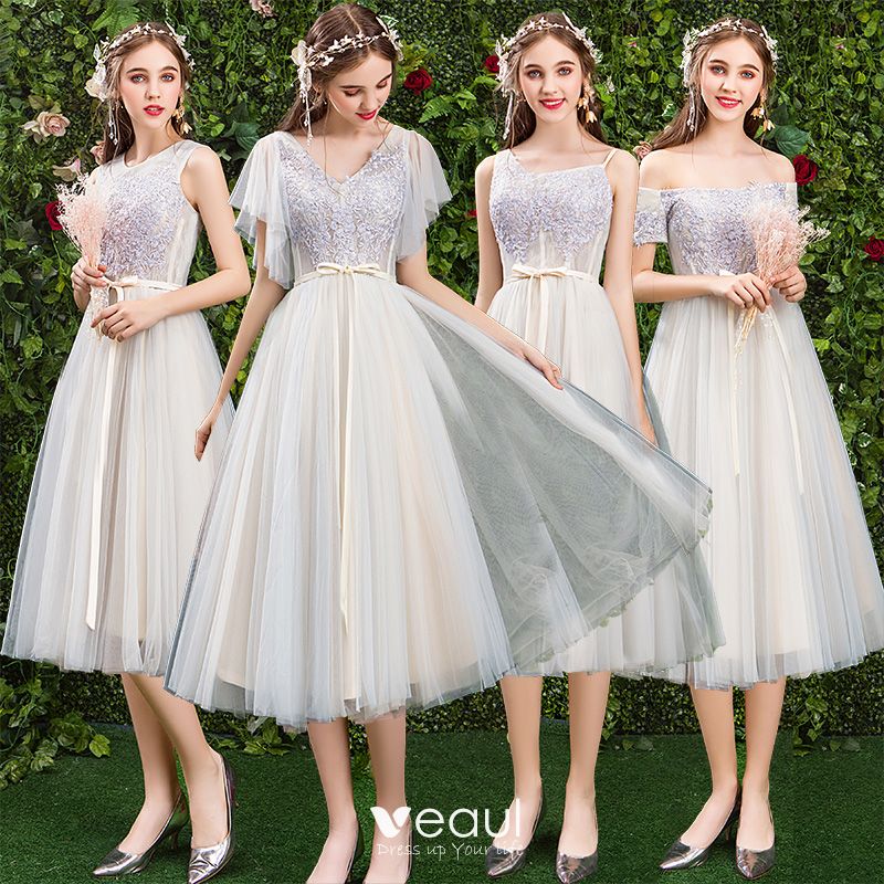 Amazing Short Bridal Party Dresses
