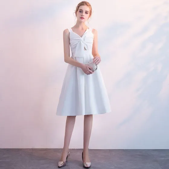 Simple Formal Dresses Knee Lenght