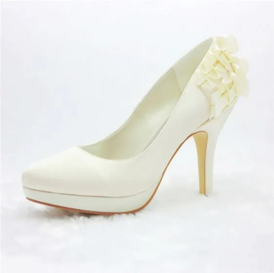 simple bridal shoes