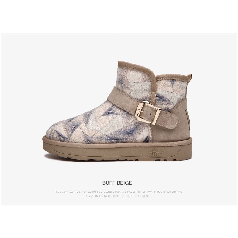 beige snow boots womens