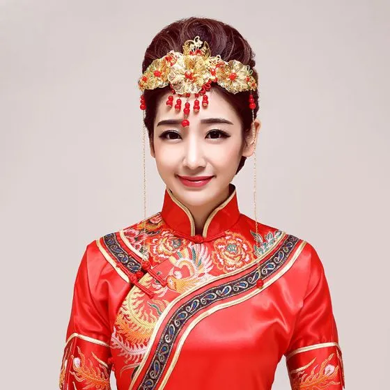 Classical Chinese Bridal Headpieces / Head Flower / Wedding Hair ...