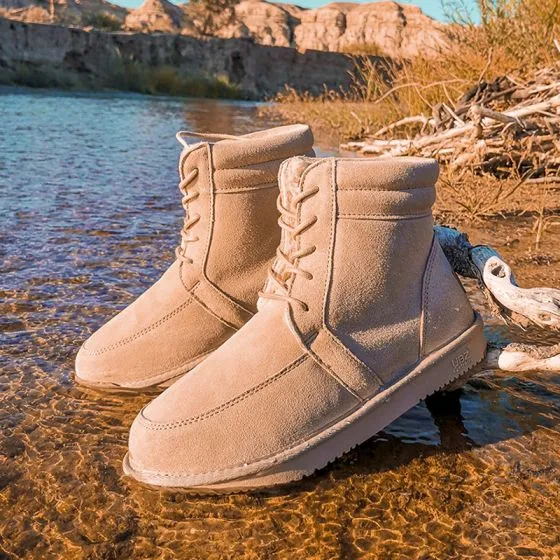 waterproof flat boots