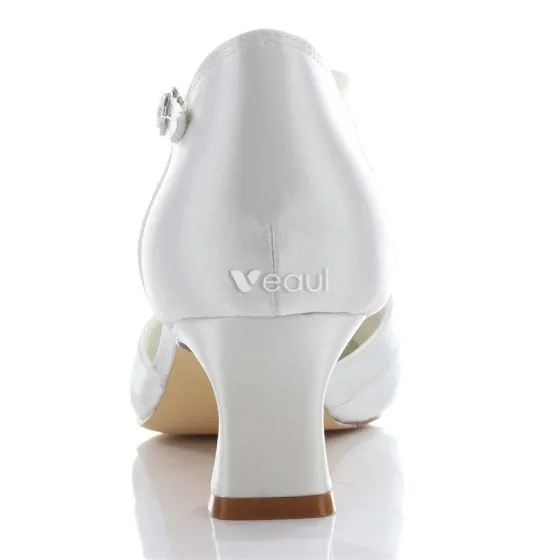 2 inch heels bridal shoes