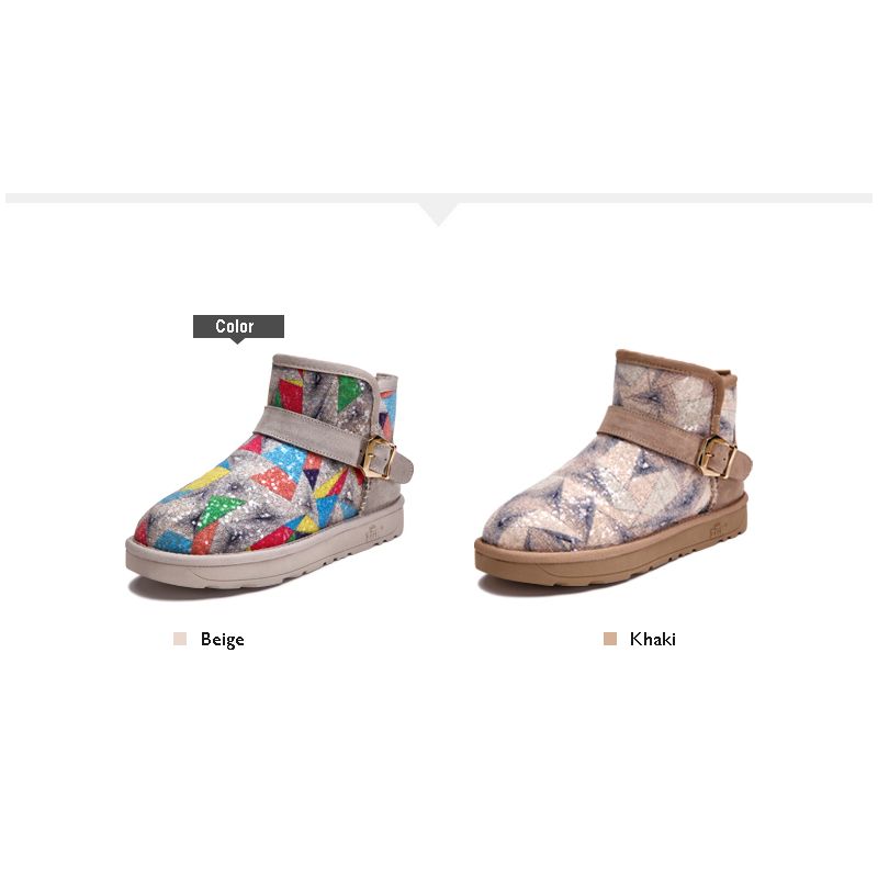 beige snow boots womens