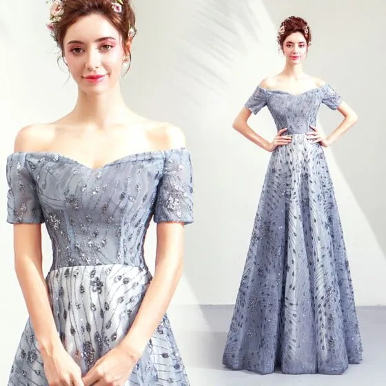 Elegant Silver Dresses