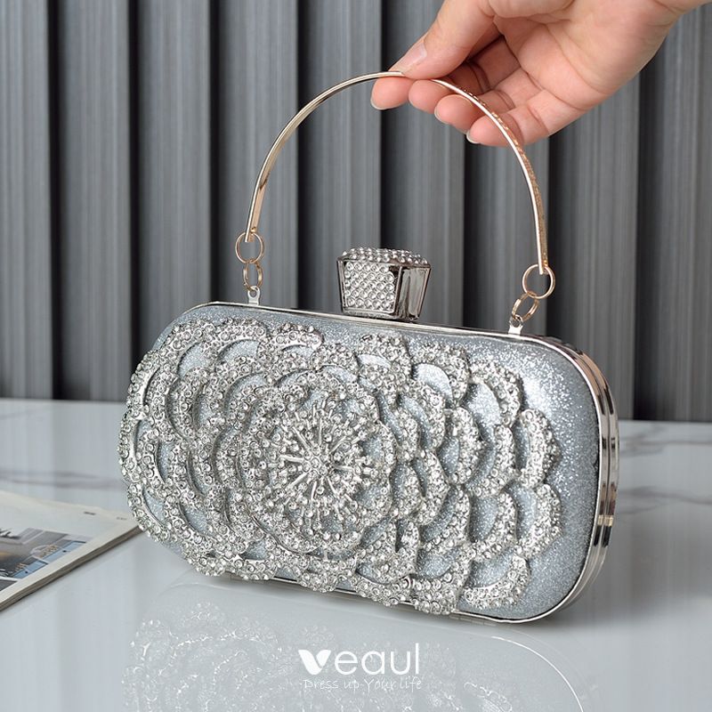 Vvsha Women purses and handbags luxury designer Clutch Bag 2022 new  Rhinestone Banquet Gold Evening Ba…