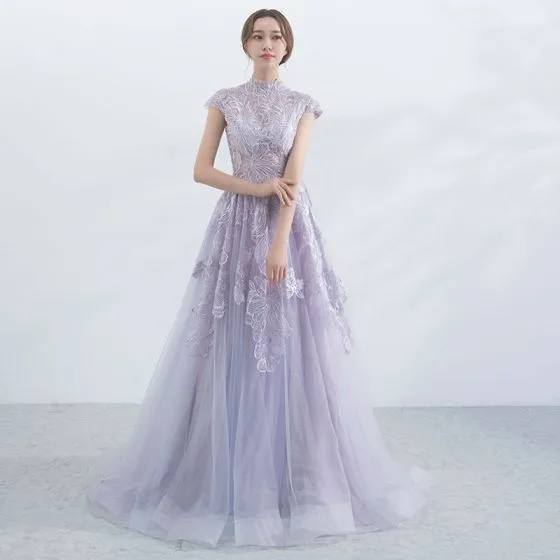 Elegant Lavender Evening Dresses 2017 A ...