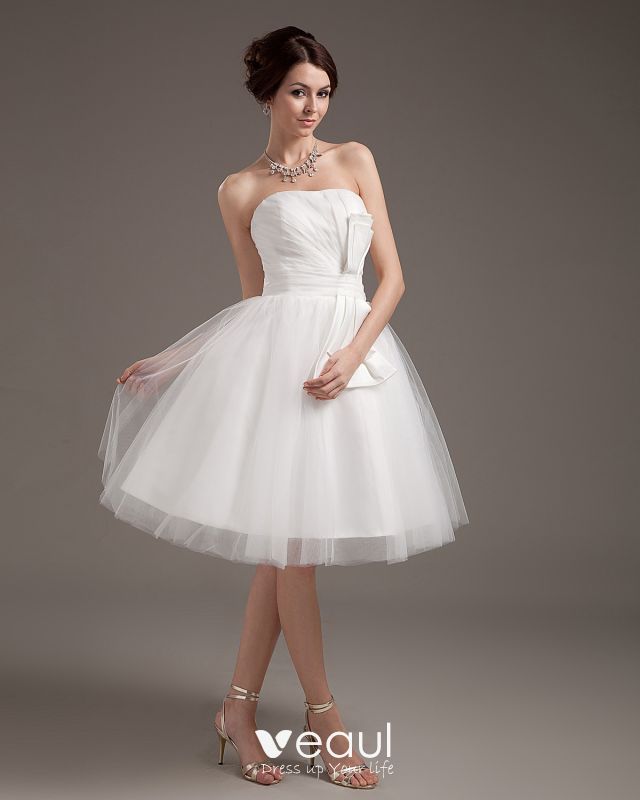 short bride dress