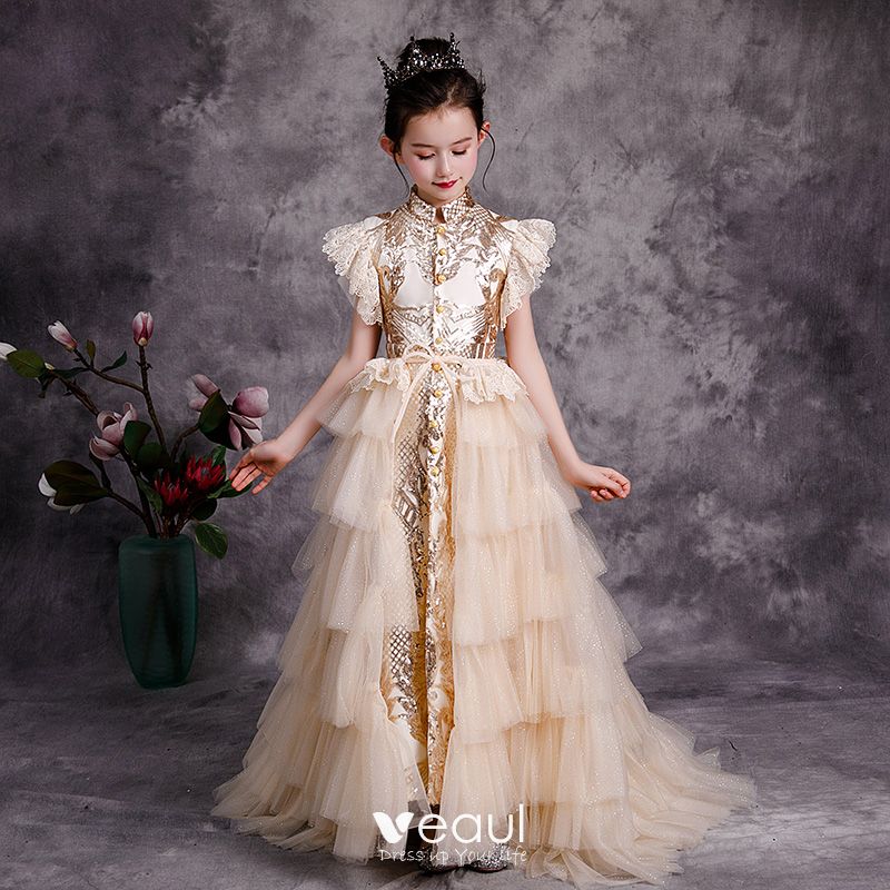 flower girl dresses with a train