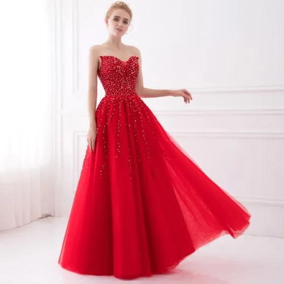 Buy > glitter red prom dress > in stock