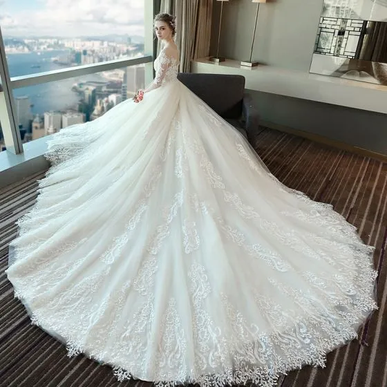 white wedding dresses 2018