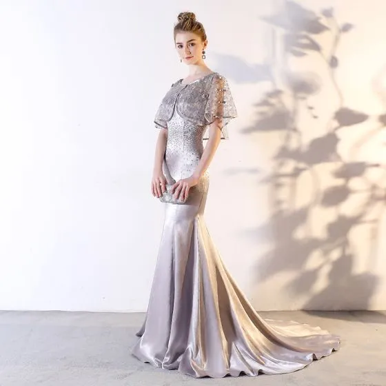 silver 2 piece dress