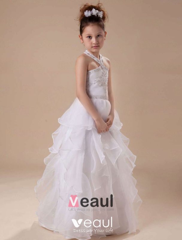 full length flower girl dress