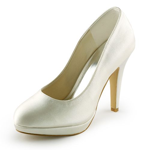 ivory high heels