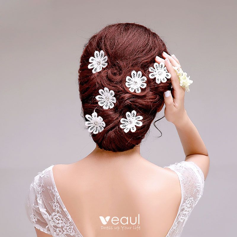 bridal head flowers