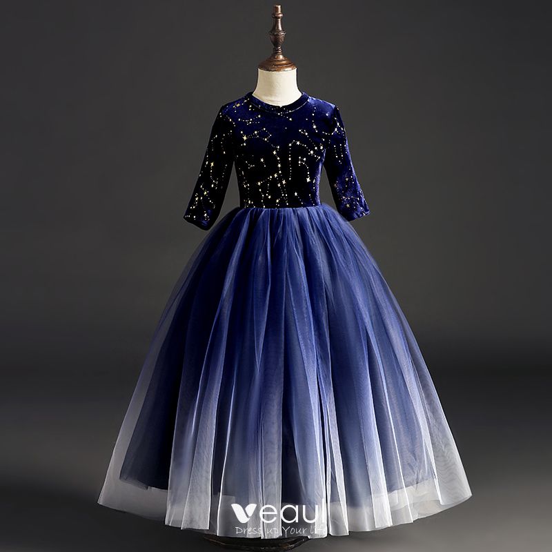 starry ball gown