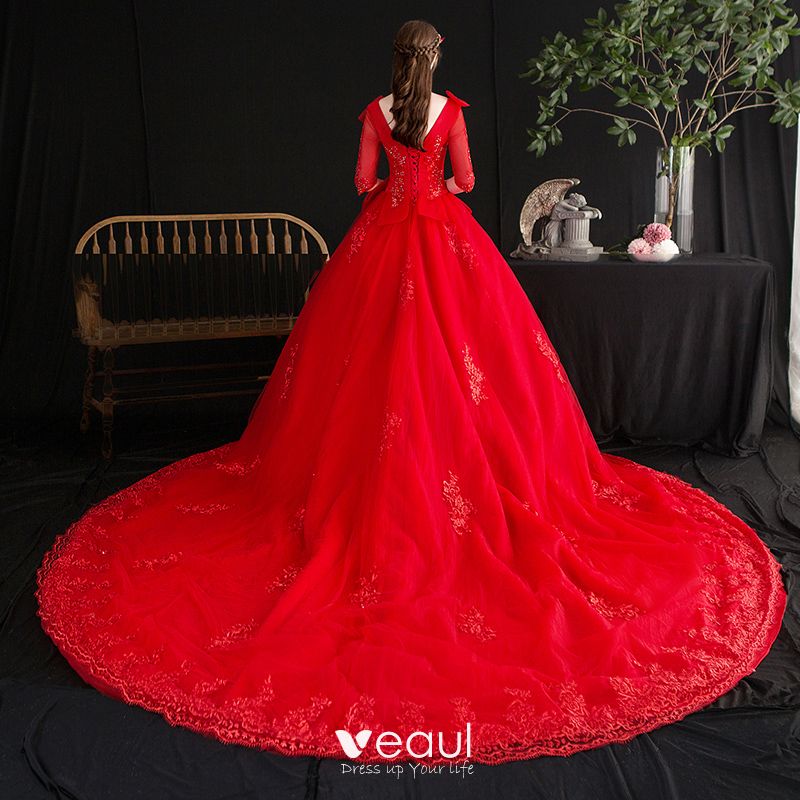 colored lace Red colored lace fabric red lace veil evening dress fabric wedding dress WL0178 bridal lace wedding dress lace fabric