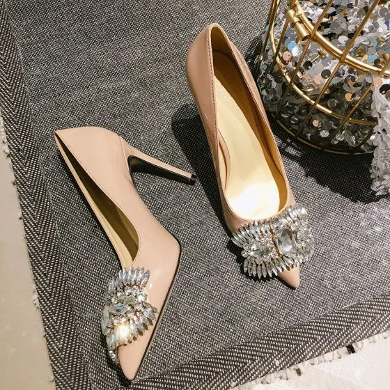 Beautiful Nude Evening Party Pumps 2019 
