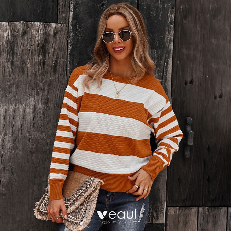 orange sweaters for fall