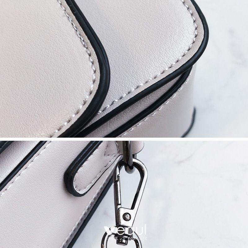 Lovely White Square Handbag Messenger Bag 2021 PU Casual Women's Bags