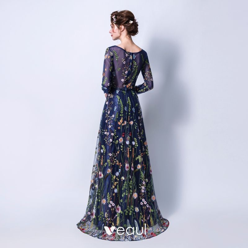 Affordable Grey See-through Evening Dresses 2018 A-Line / Princess ...