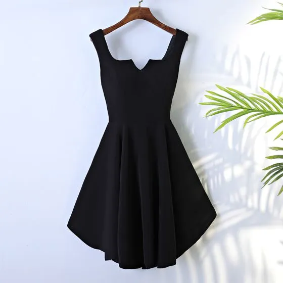 short black graduation dresses