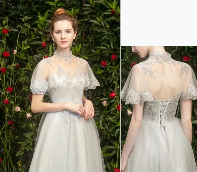 Chic / Beautiful Grey Bridesmaid Dresses 2019 A-Line / Princess ...