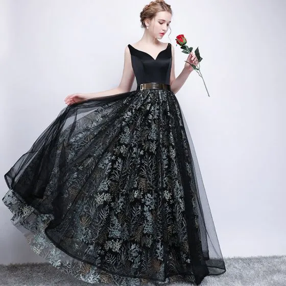 beautiful black formal dresses