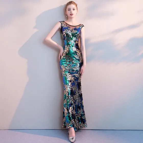 mermaid colored dress