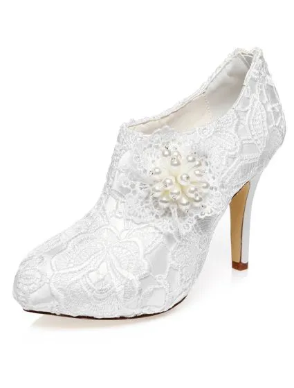 Luxury Bridal Ankle Boots 2016 Stiletto 