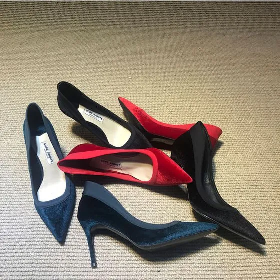 3 inch green heels