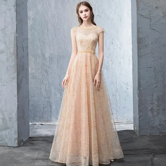 Beige Prom Dresses 2018