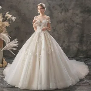 Cheap A Line Wedding Dresses Princess Bridal Gowns Veaul