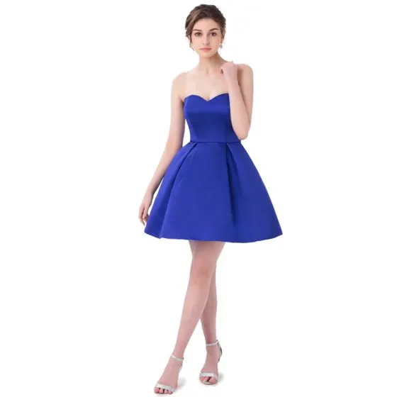 royal blue cocktail dress short