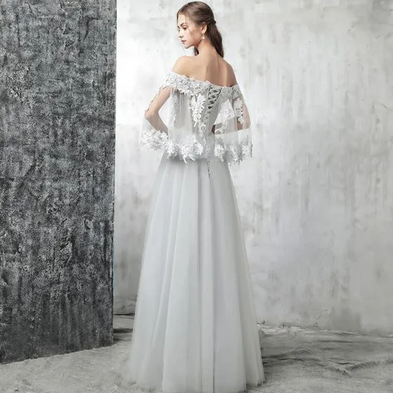 grey princess gown