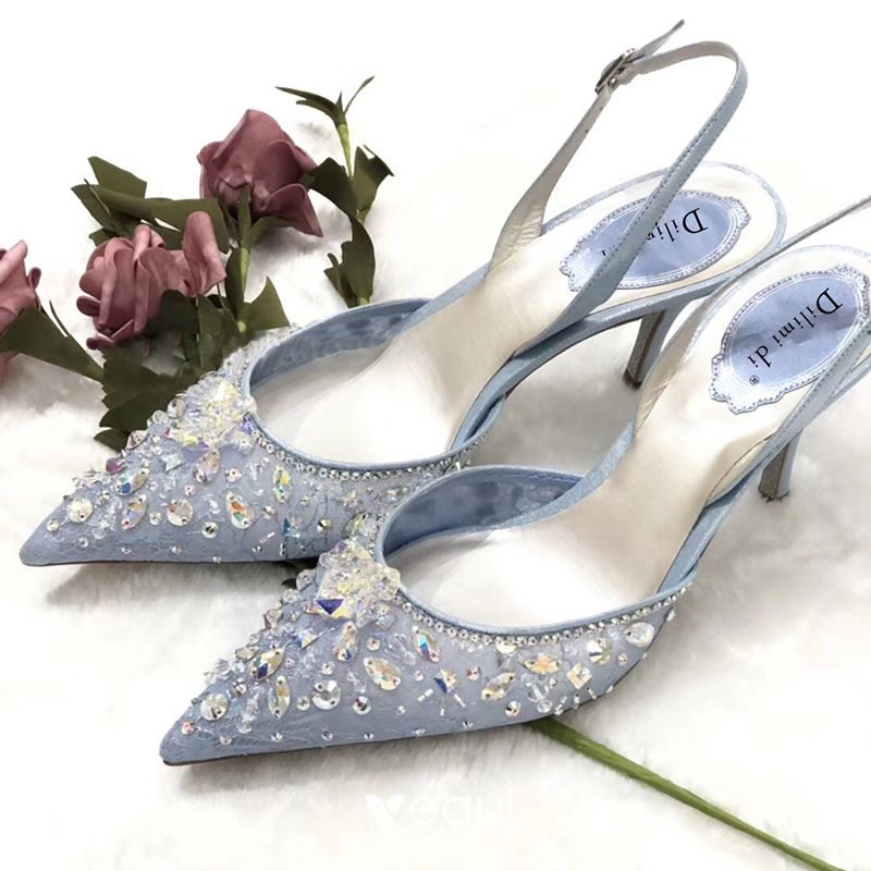 sky blue shoes for wedding